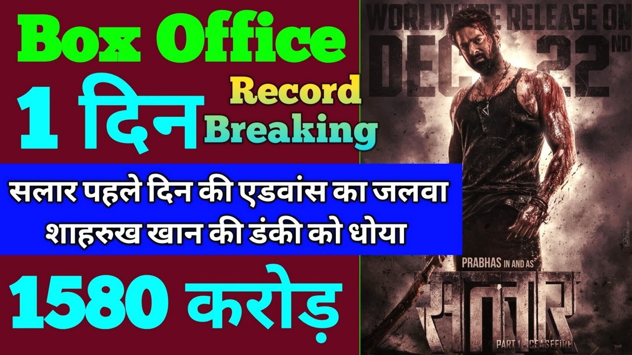 Salaar Movie Box Office Collection Salaar Movie First Day Box Office